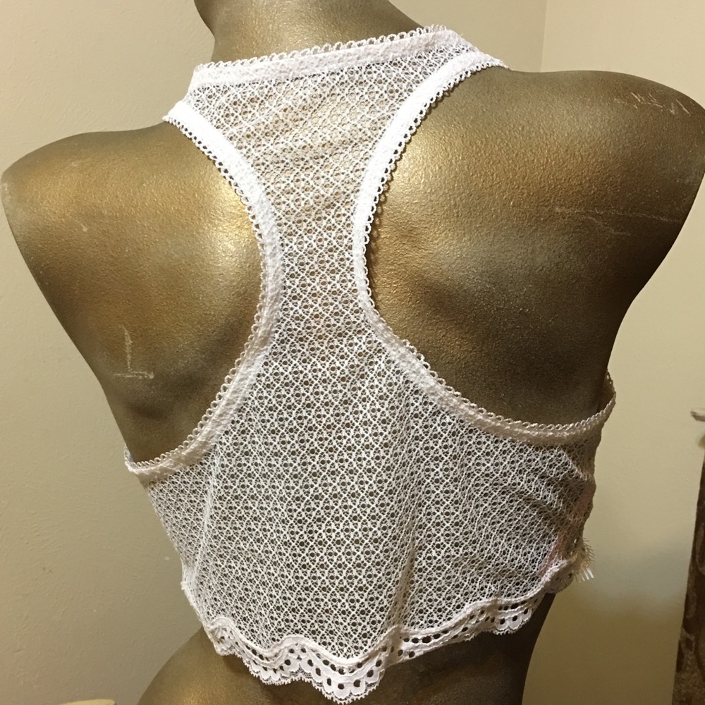 Cream White lacy Victoria’s Secret Bralette - Picture 2 of 8